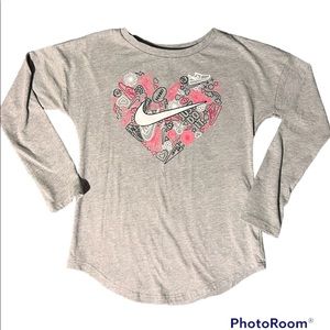 Nike long sleeve t girls size M